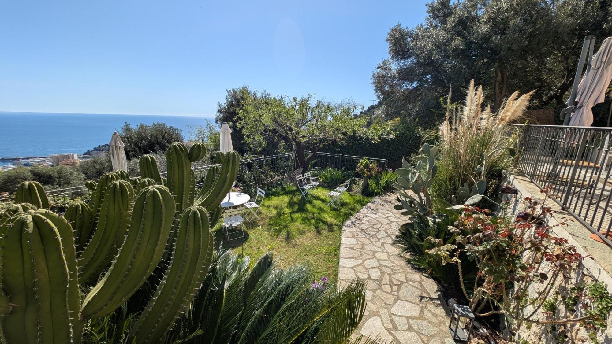 Le Mas D'Angeline, Vue Mer, Jardin Commun, Parking, Voiture Requise, 10 Min En Voiture De Monaco, Route Etroite, Pente Raide, Croisement Limite, Sea View, Shared Garden, Parking, Car Required, 10 Min Drive From Monaco, Narrow Steep Road, Limited Pass 보솔레이 외부 사진